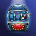 Xenonrankhiv Cartoon Golden Emerald Slot Machine Logo